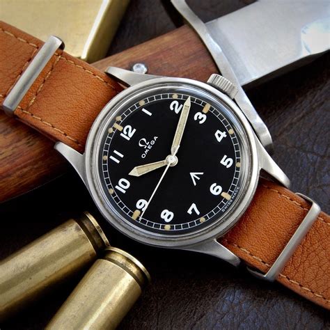 omega pilot watch 57|omega 1953 raf pilots watch.